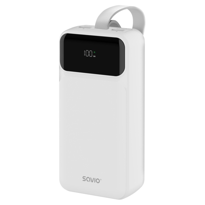 powerbank SAVIO BA-11 30000mAh biały power delivery